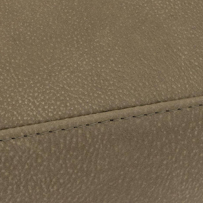 Goossens  Eetkamerstoel Ostuni (zitting leer, rugleuning stof) -