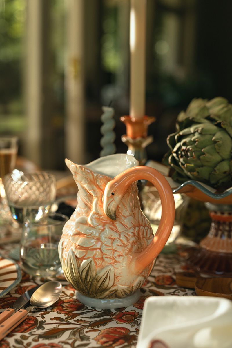 Sissy-Boy Multicolour karaf met flamingo