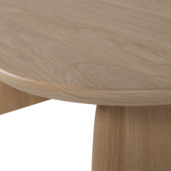 WOOOD Tablo Salontafel 110 cm - Eiken - Transparant - 35x110x59