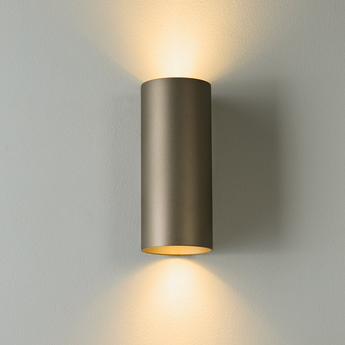 Searchlight Wall Wandlamp Cilinder - H 15,4 cm - Latte