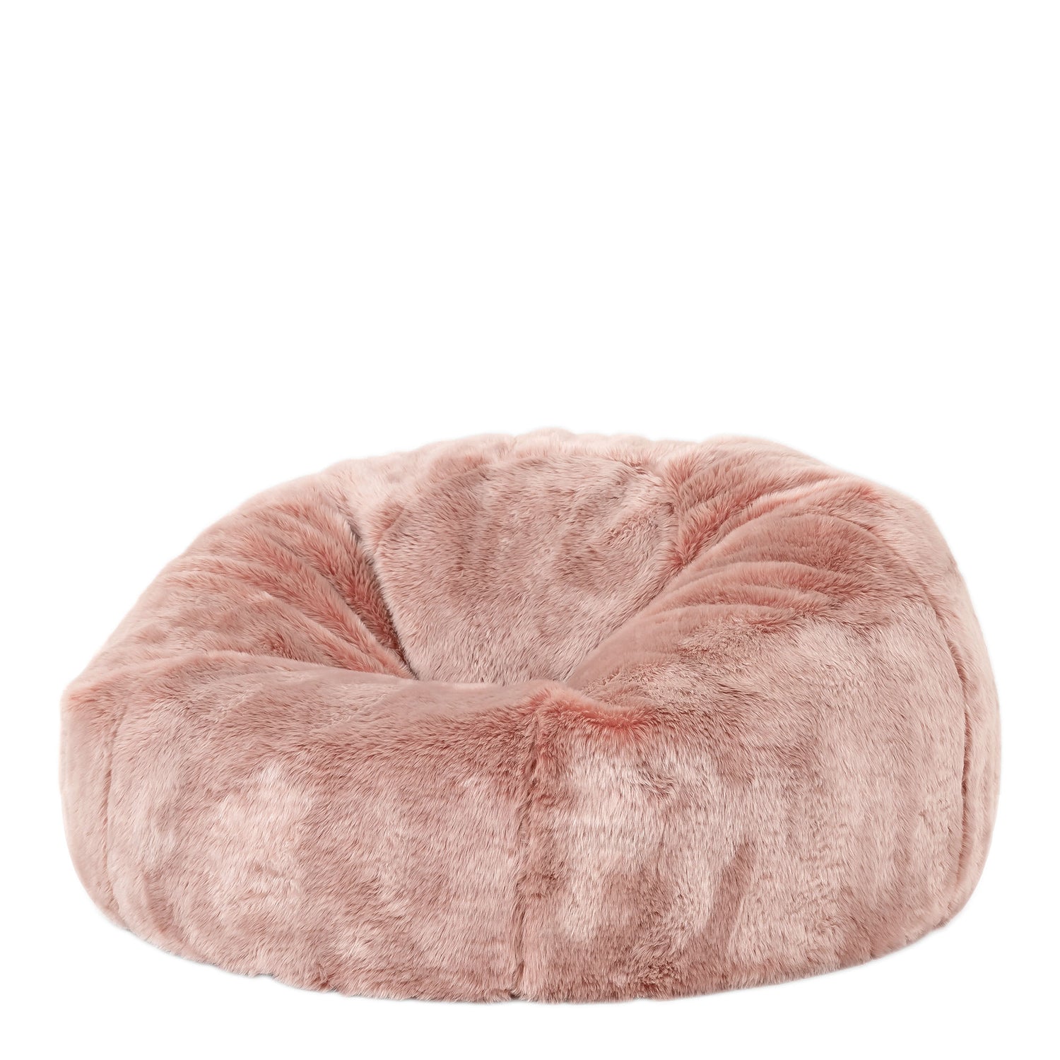 icon Kingston Zitzak - Fluffy Pluche Imitatiebont - Roze