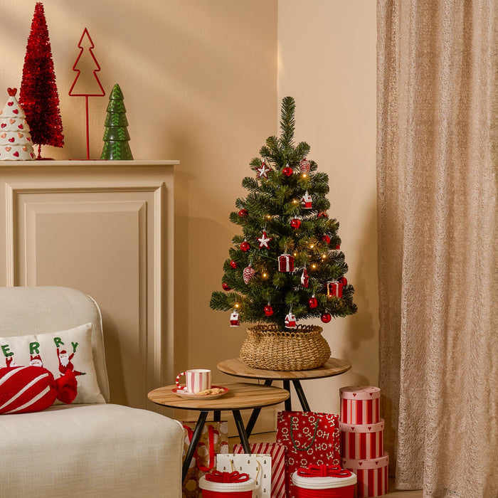 Black Box Trees Joy Kunstkerstboom met Ornamenten en Verlichting - H90