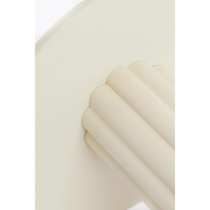 Light&living Bijzettafel Ø70,5x54 cm ROSARIO spiegel helder+crème