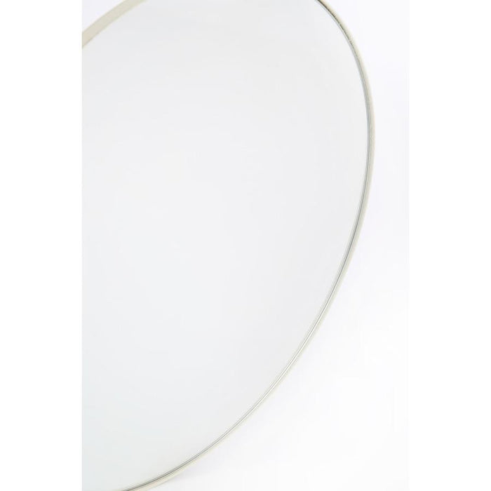 Light&living Bijzettafel Ø51x50 cm ROSARIO spiegel helder+crème