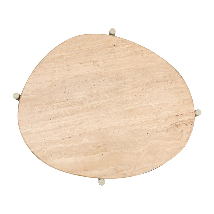 by fonQ Tavro Bijzettafel H 50 x B 54 cm - Naturel