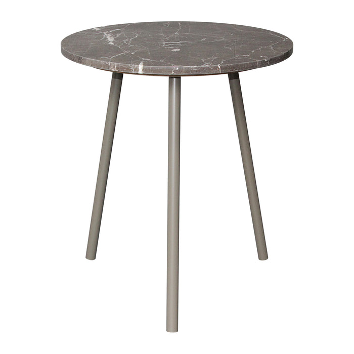 by fonQ Vein Bijzettafel H 51 x Ø 45 cm - Bruin