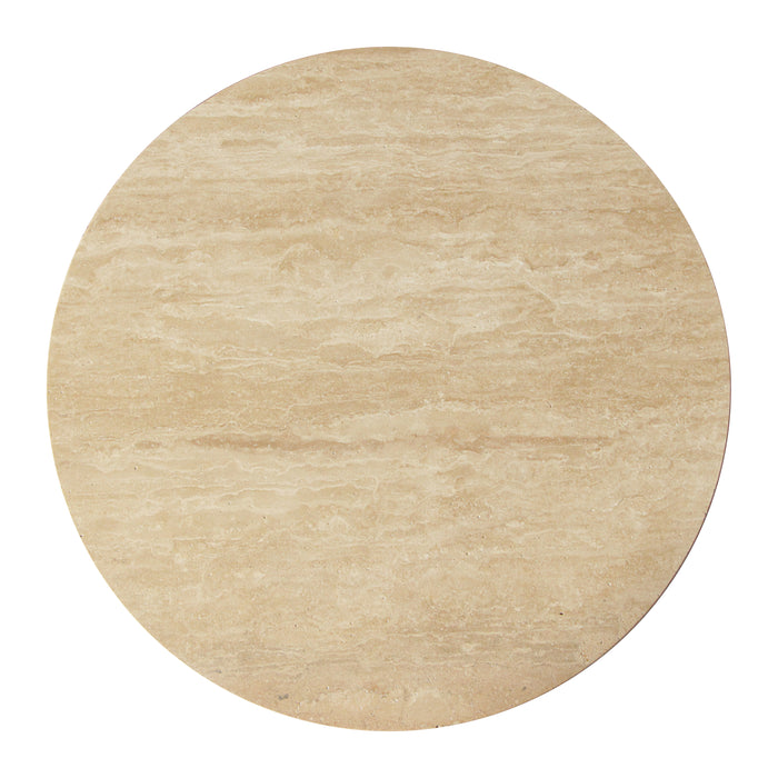 by fonQ Vein Bijzettafel H 51 x Ø 45 cm - Naturel