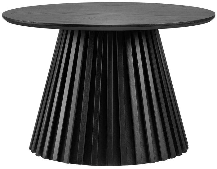 House Nordic Osaka Zwart Eiken Salontafel Rond