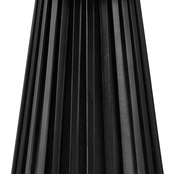 House Nordic Osaka Zwart Eiken Bijzettafel Rond