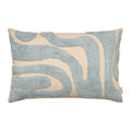 by fonQ Wave Sierkussen 40 x 60 cm - Lichtblauw