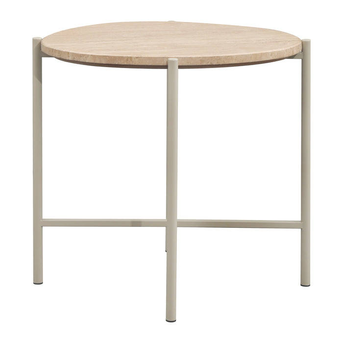 by fonQ Tavro Bijzettafel H 50 x B 54 cm - Naturel