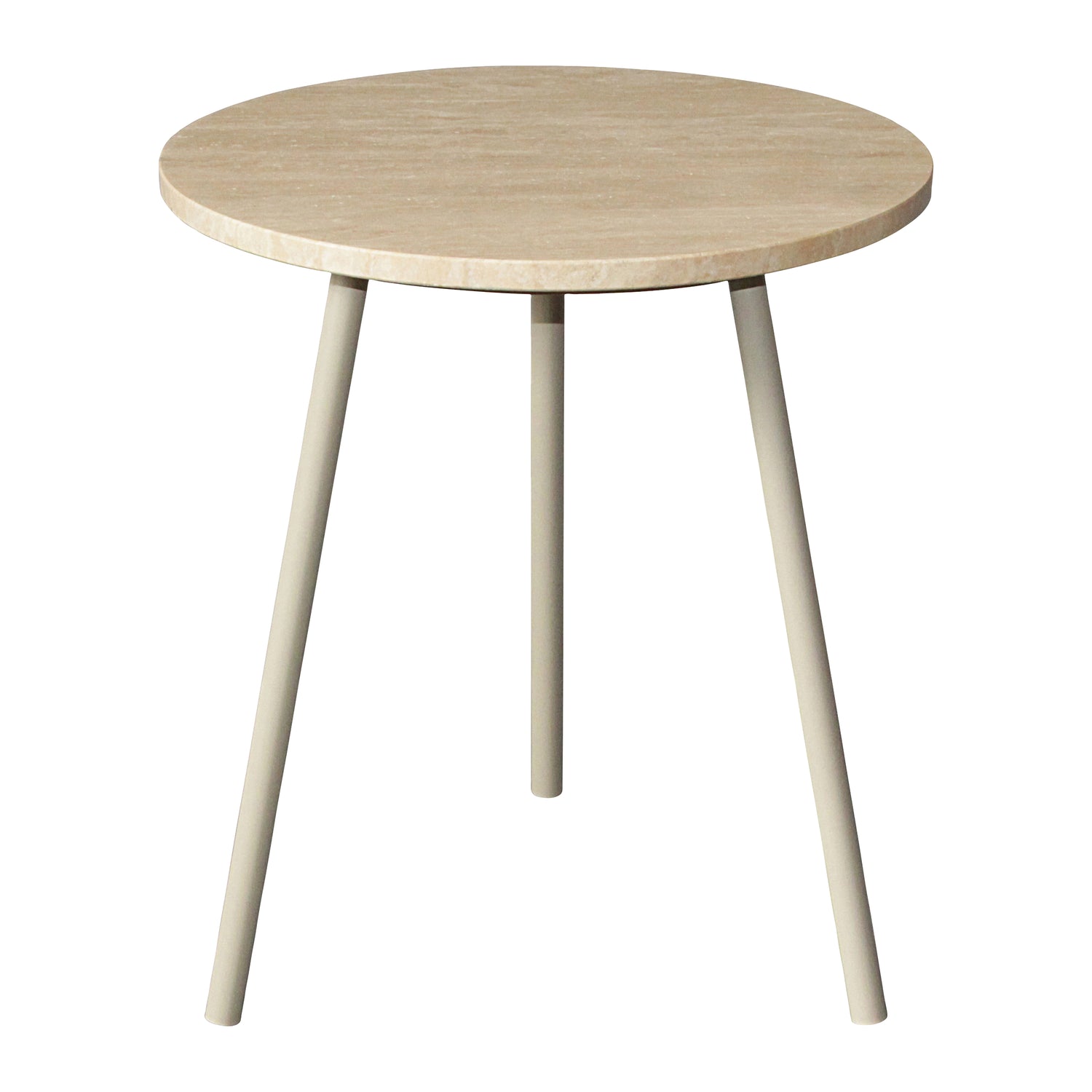 by fonQ Vein Bijzettafel H 51 x Ø 45 cm - Naturel