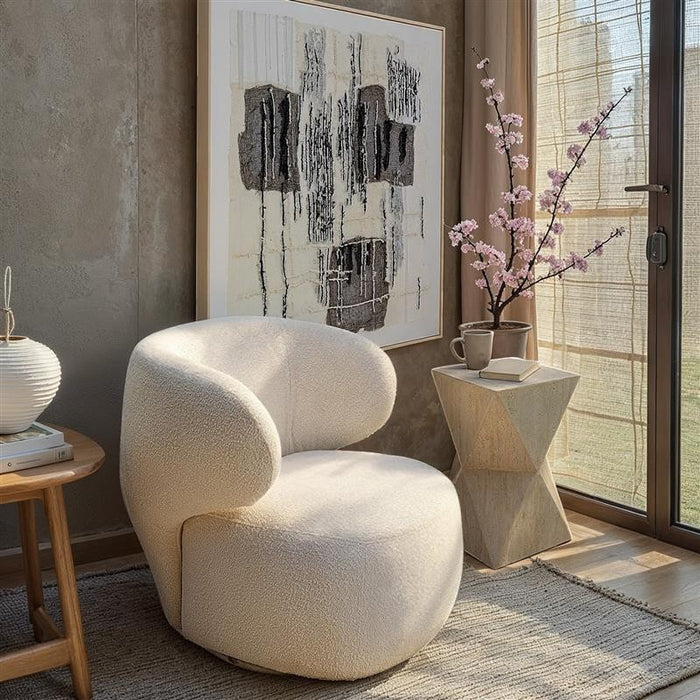 Kare Design Luxury Triangle Bijzettafel - marmer