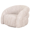 DÉJA Living - Draaifauteuil - Beige Stof - 94x83x70cm - Bodø