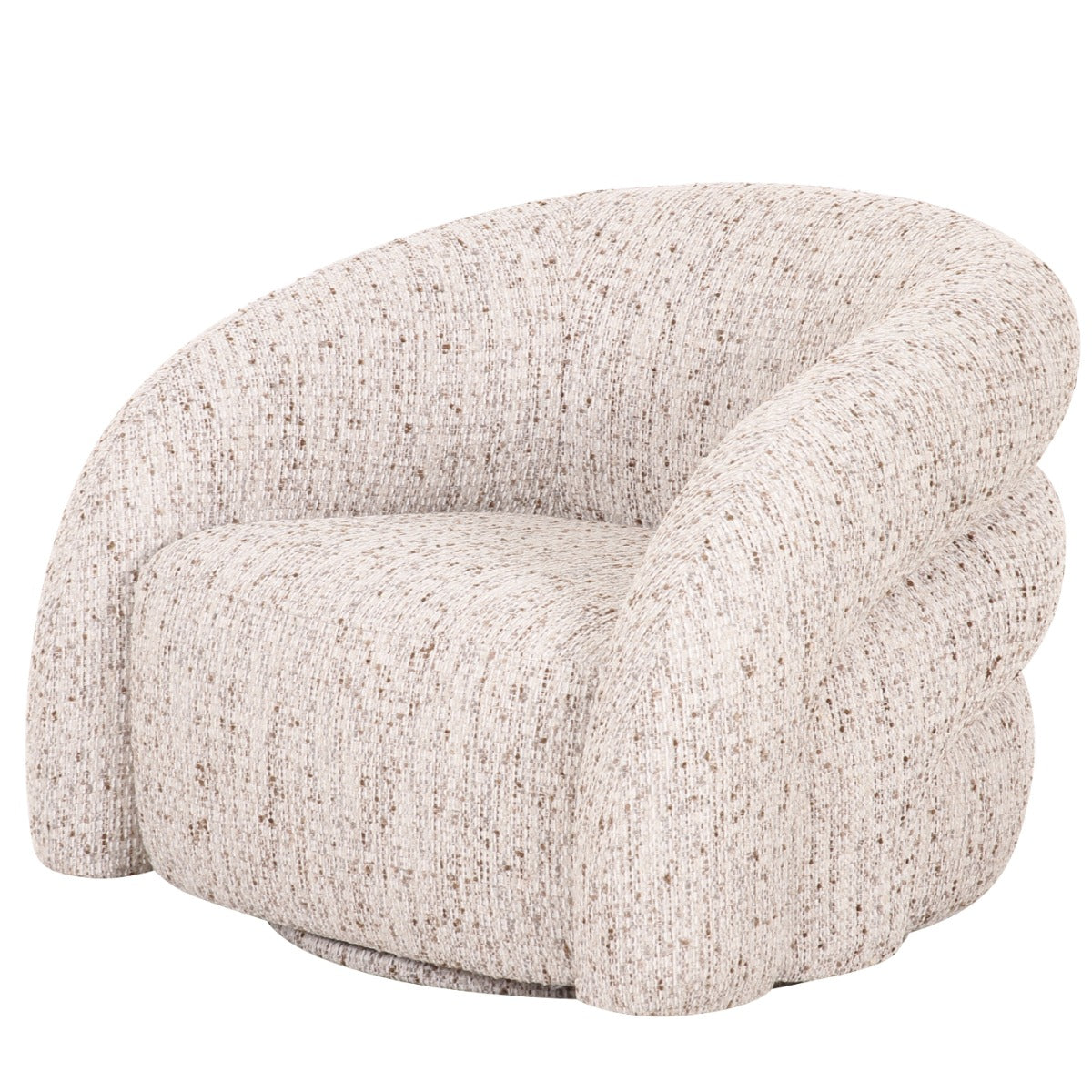 DÉJA Living - Draaifauteuil - Beige Stof - 94x83x70cm - Bodø