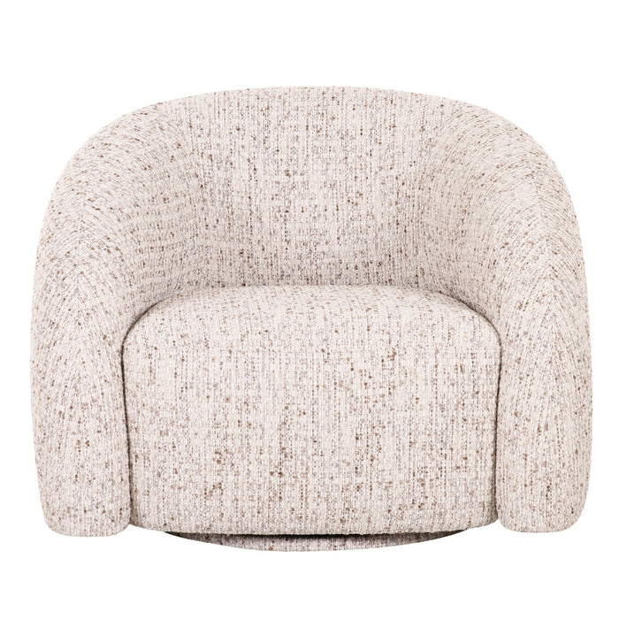 DÉJA Living - Draaifauteuil - Beige Stof - 94x83x70cm - Bodø