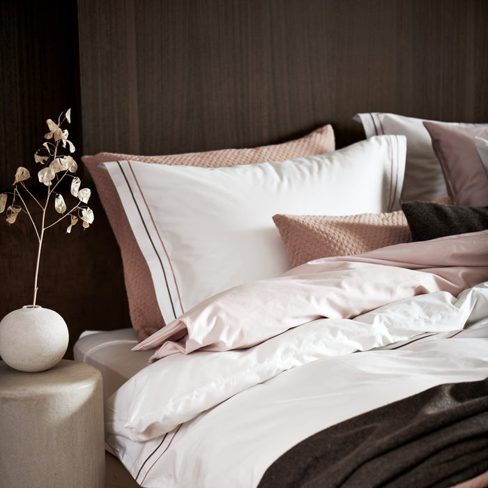 Vandyck Purity Napels Dekbedovertrek 140 x 200/200 cm - Rosewood