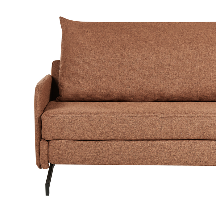 Beliani - BELFAST - Slaapbank - Rood - Polyester