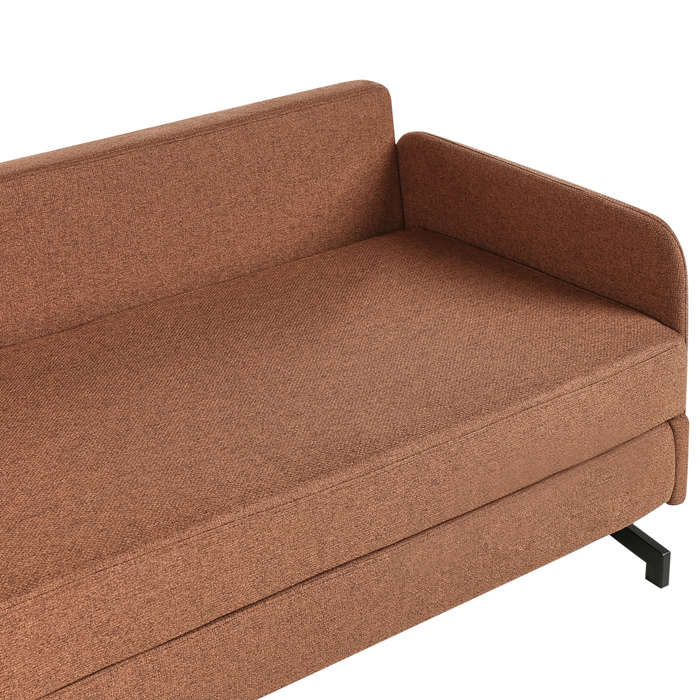 Beliani - BELFAST - Slaapbank - Rood - Polyester