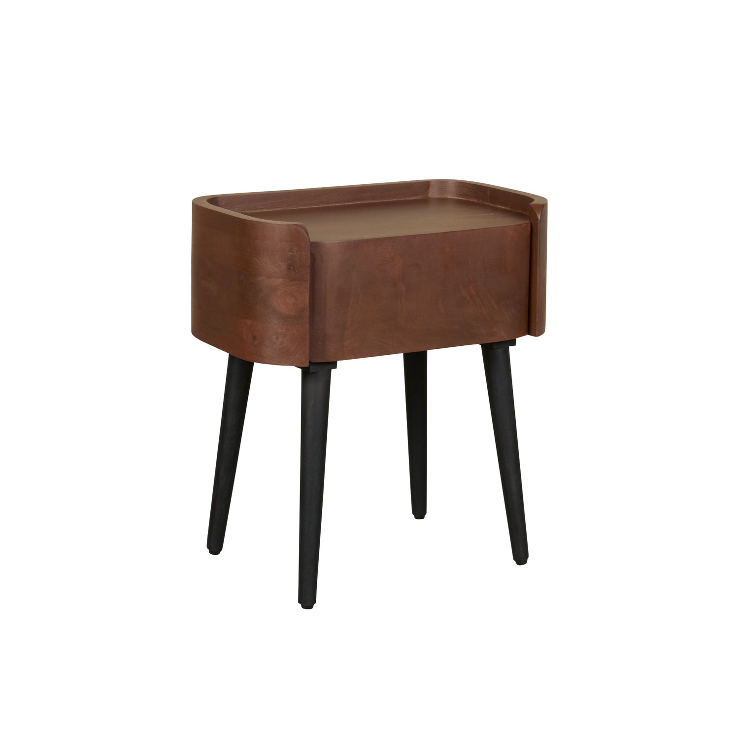 Nachtkastje Maurik - Bruin|Hout - Mango - Mangohout