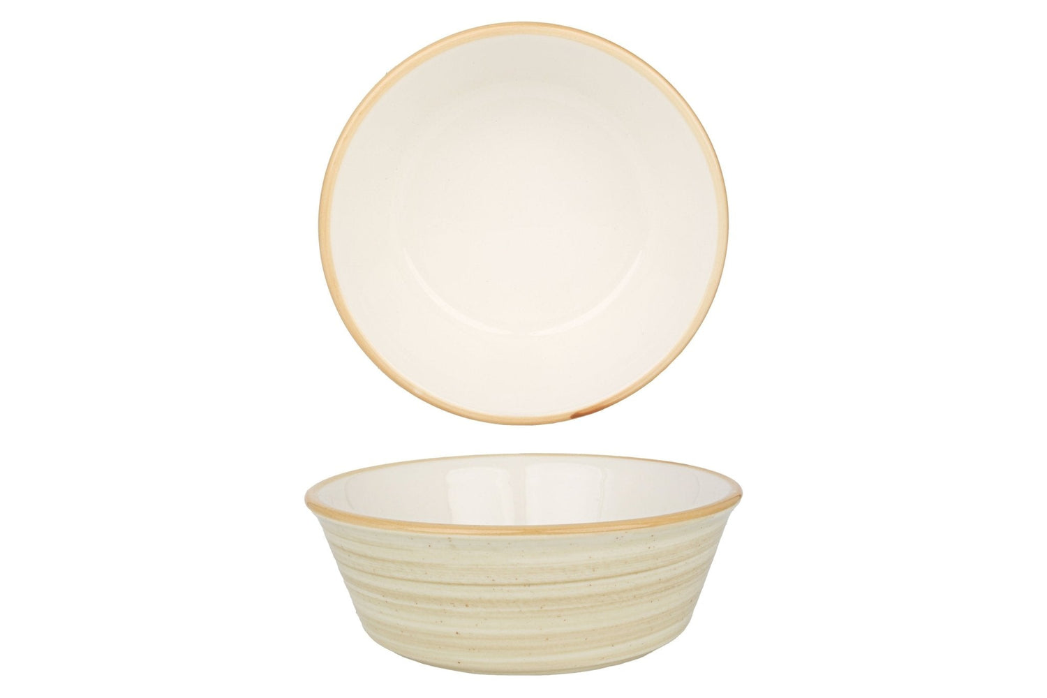 Bonna Kommetje - Aura Terrain - Porselein - 12 cm (350cc) - set van 6