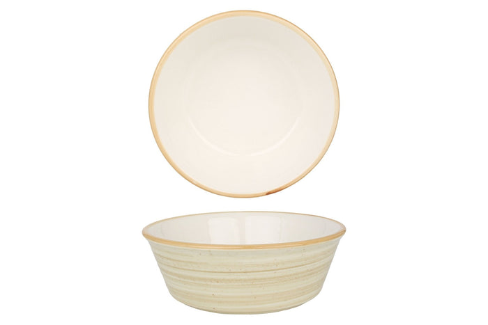 Bonna Kommetje - Aura Terrain - Porselein - 12 cm (350cc) - set van 6