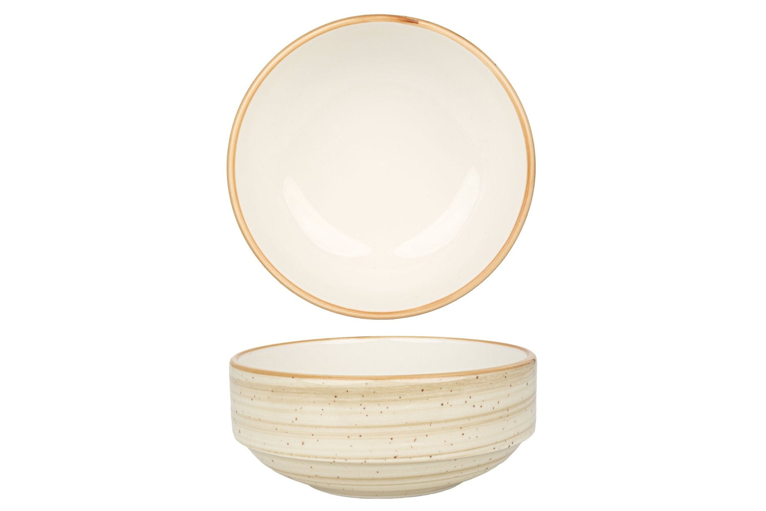 Bonna Kommetje - Aura Terrain - Porselein - 14 cm (500cc) - set van 6