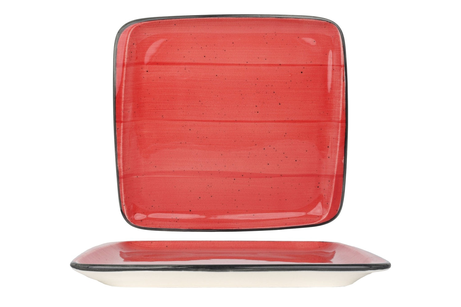 Bonna Serveerschaal - Aura Passion - Porselein - 27x25 cm - set van 2