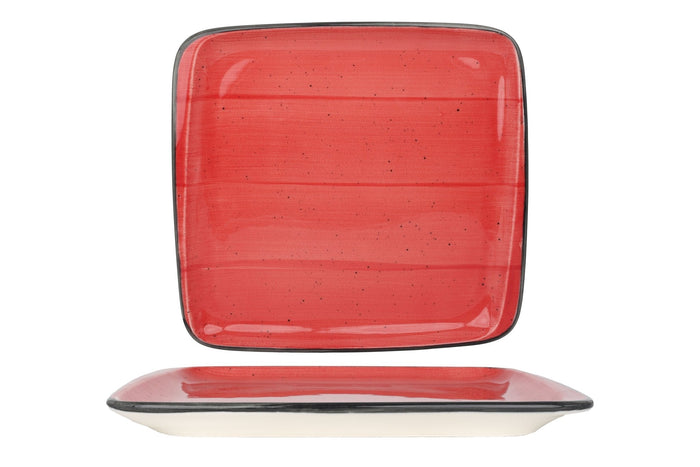 Bonna Serveerschaal - Aura Passion - Porselein - 27x25 cm - set van 2