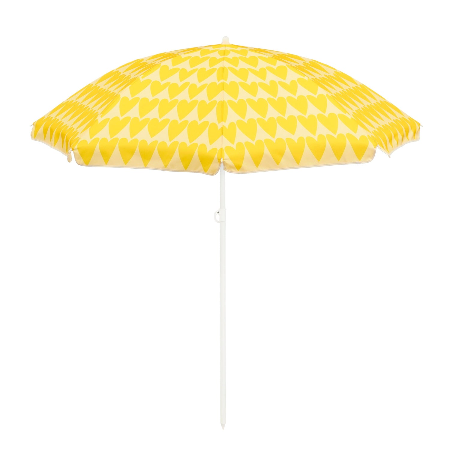 Mica Decorations Strandparasol - H180 x Ø160 cm - Geel