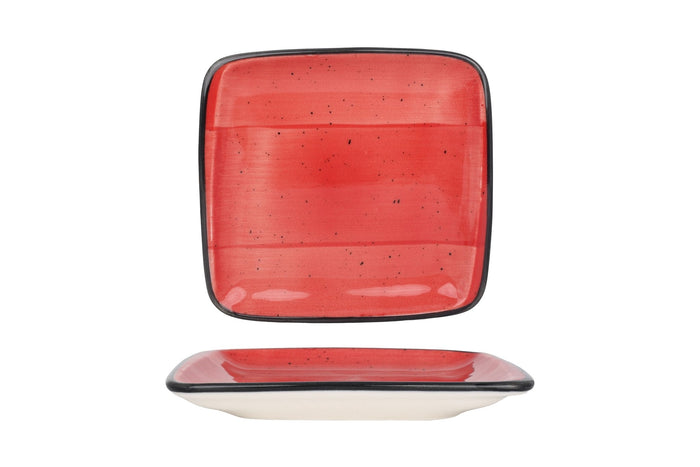 Bonna Serveerschaal - Aura Passion - Porselein - 15x14 cm - set van 2