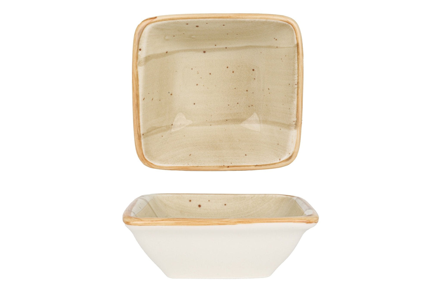 Bonna Serveerschaal - Aura Terrain - Porselein - 8x8.5 cm - set van 2