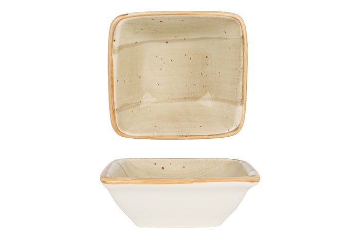 Bonna Serveerschaal - Aura Terrain - Porselein - 8x8.5 cm - set van 2