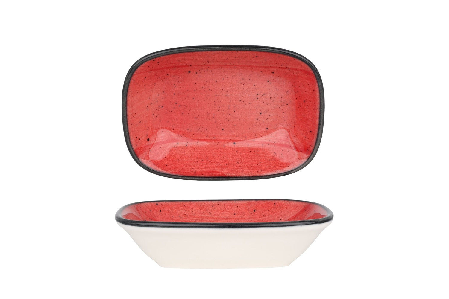 Bonna Serveerschaal - Aura Passion - Porselein - 12x8.5 cm - set van 2