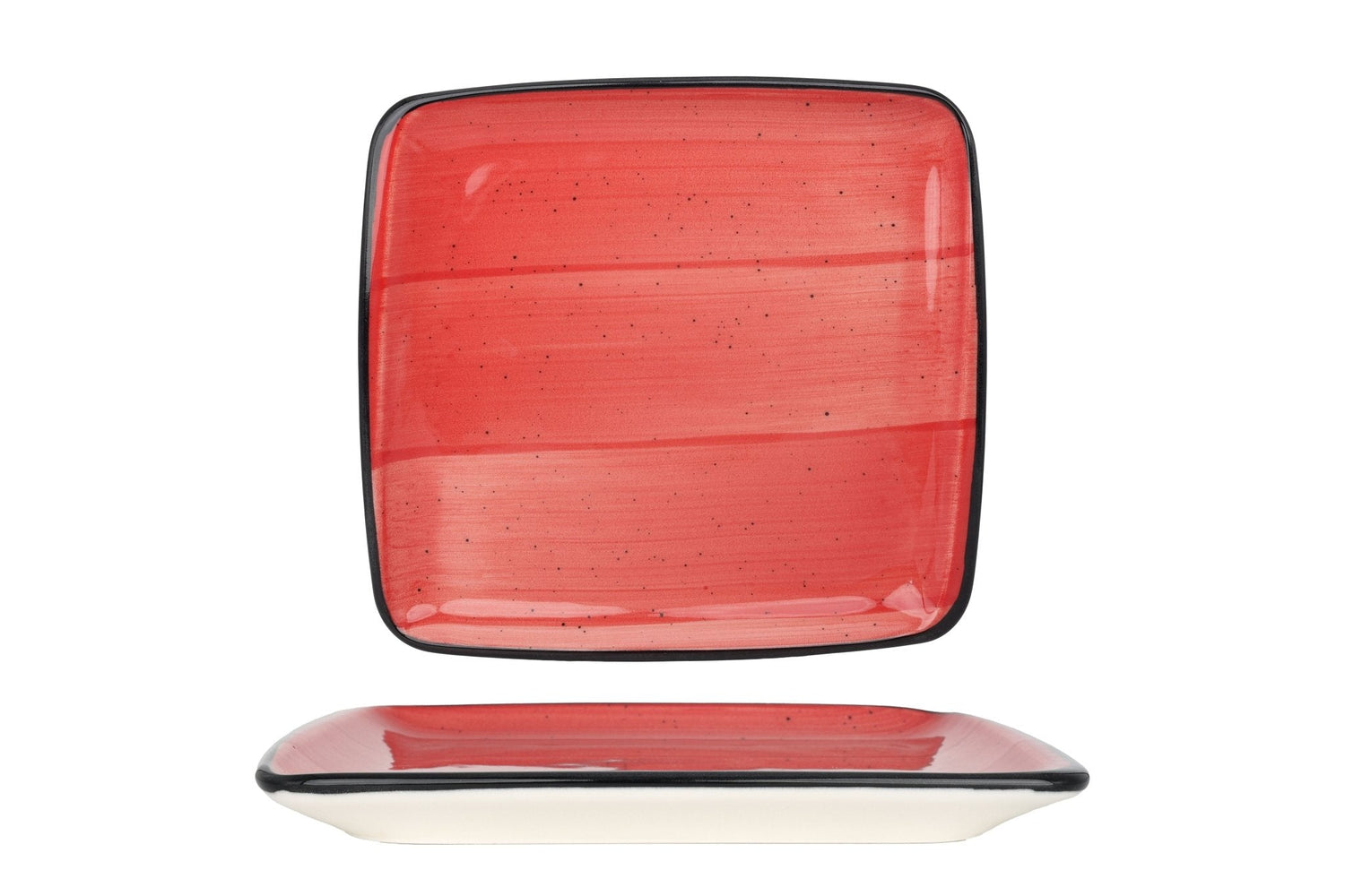 Bonna Serveerschaal - Aura Passion - Porselein - 22x20 cm - set van 2