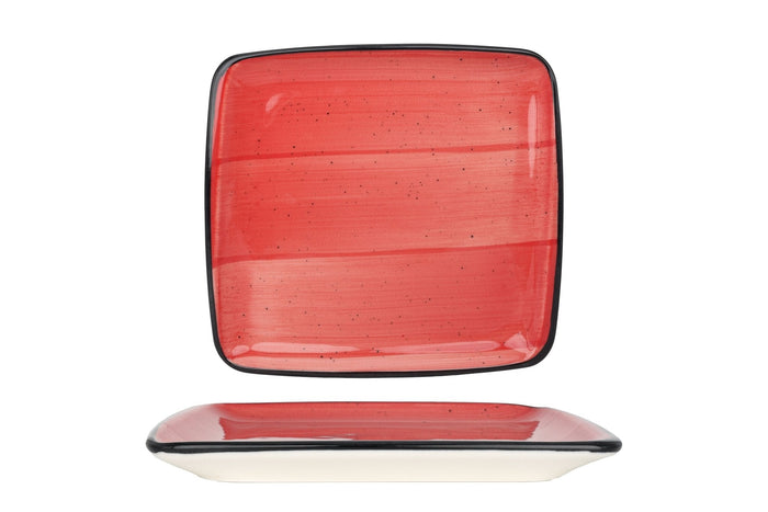 Bonna Serveerschaal - Aura Passion - Porselein - 22x20 cm - set van 2