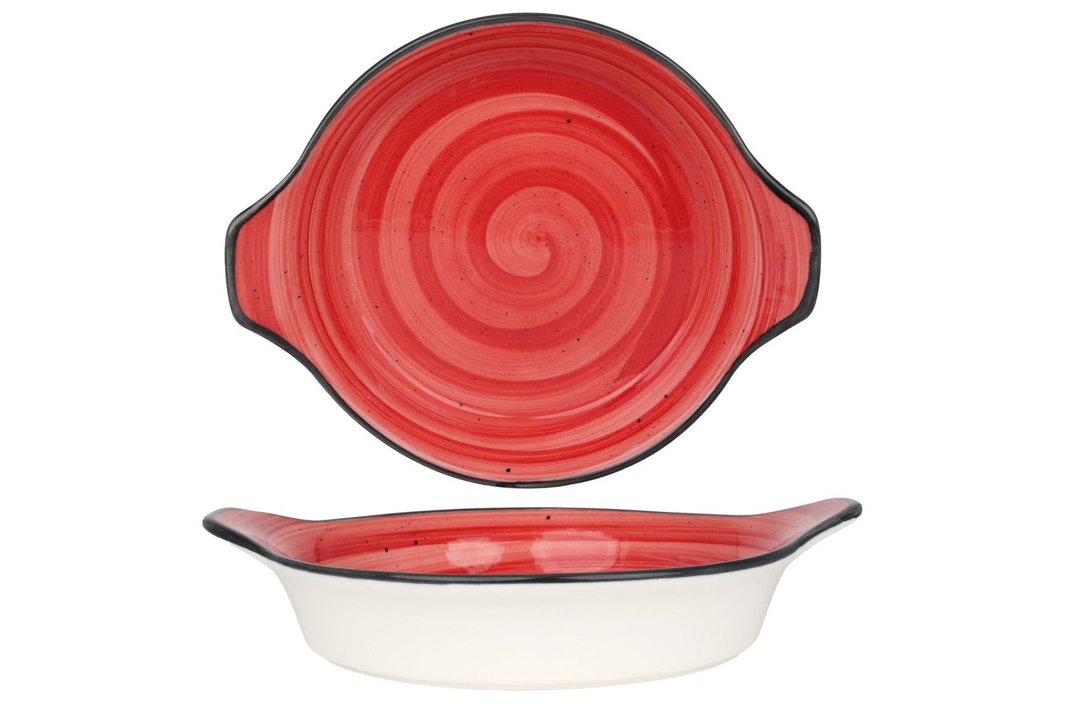 Bonna Serveerschaal - Aura Passion - Porselein - 20 cm - set van 2
