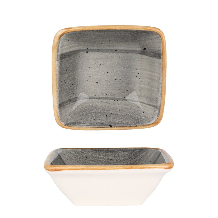 Bonna Serveerschaal - Aura Space - Porselein - 8x8.5 cm - set van 2