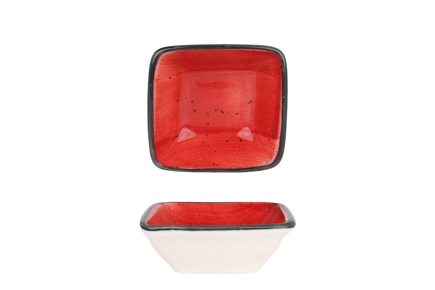 Bonna Serveerschaal - Aura Passion - Porselein - 8x8.5 cm - set van 2