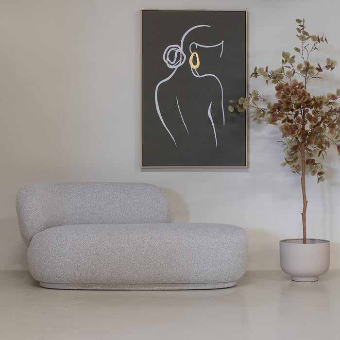 DÉJA Living - Daybed Hout|Stof - Beige - 160x69x82cm - Gjøvik