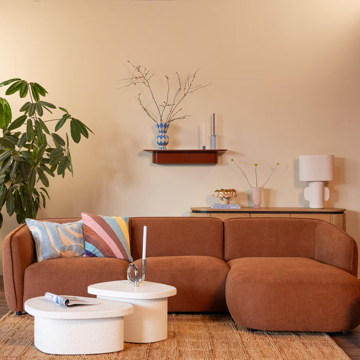 by fonQ Wave Sierkussen 40 x 60 cm - Lichtblauw