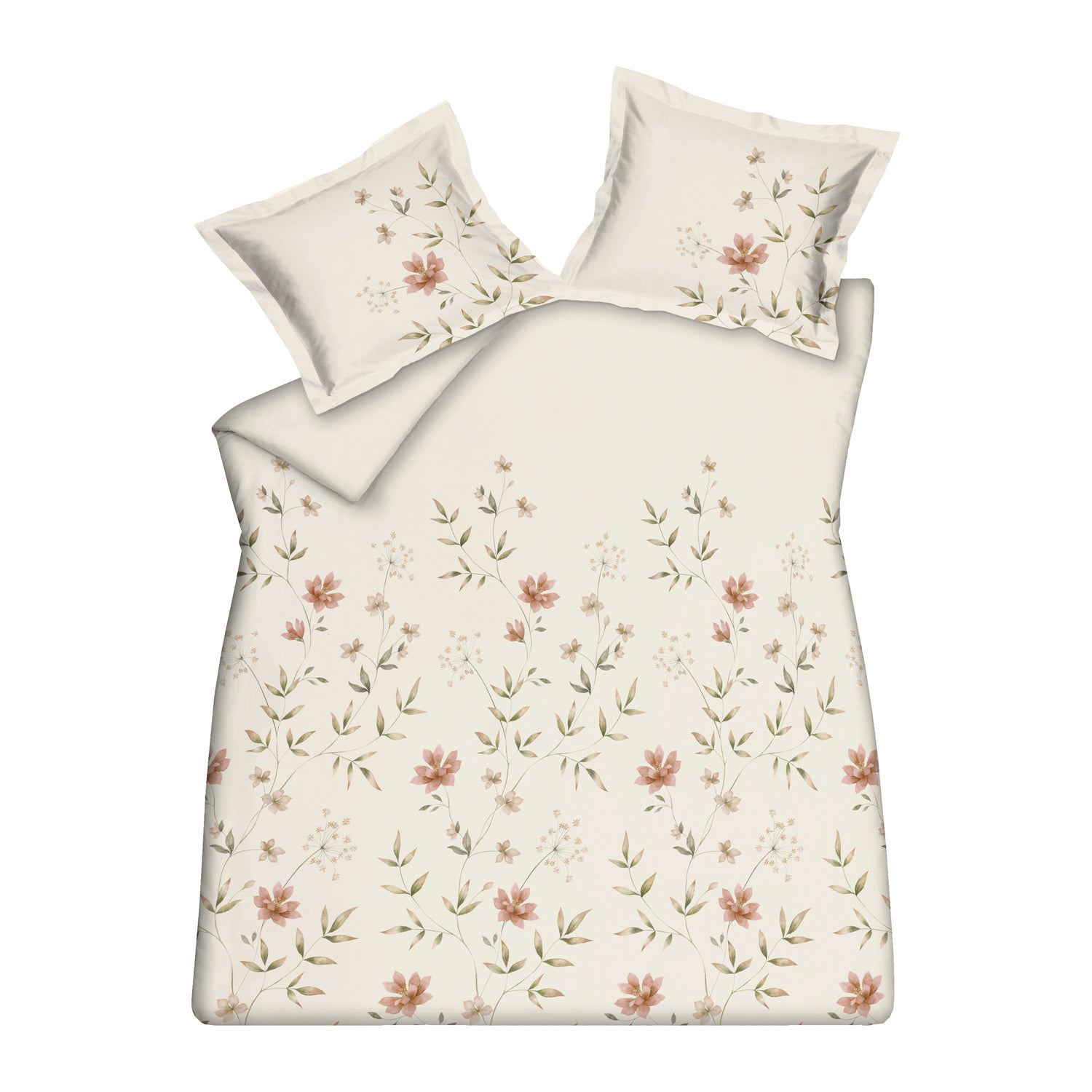 Vandyck Fleurine Dekbedovertrek 140 x 200/220 cm - Cream Tan