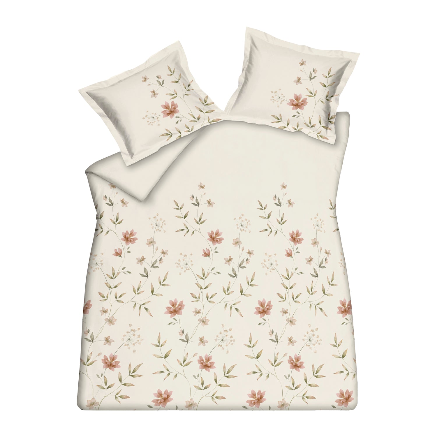 Vandyck Fleurine Dekbedovertrek 240 x 200/220 cm - Cream Tan