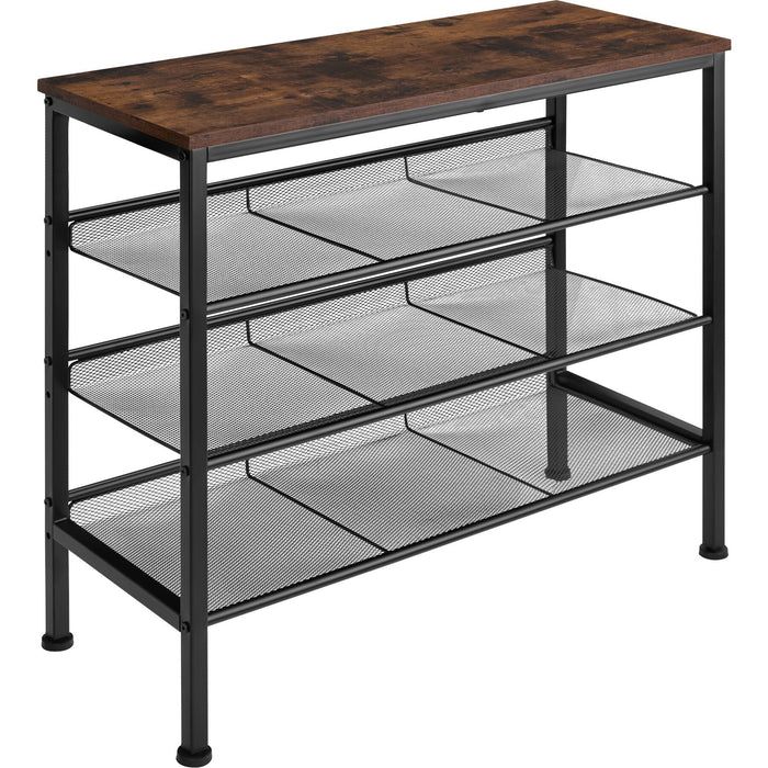 tectake® Schoenenrek Wolverhampton 75,5x30,5x69,5cm