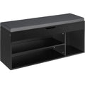 tectake® Schoenenkast Natalya met zitkussen 104x30x49cm
