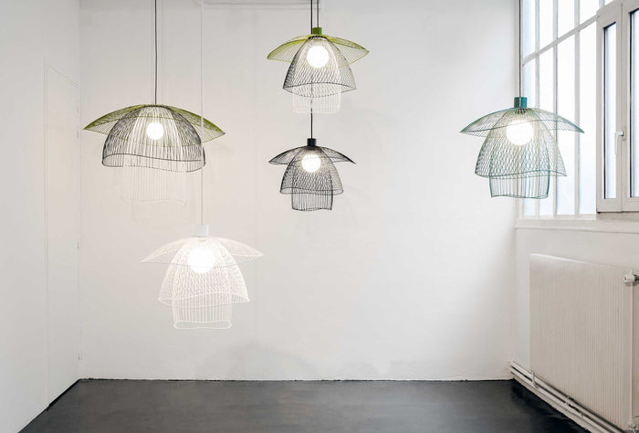 Papillon hanglamp Ø100 large metallic taupe