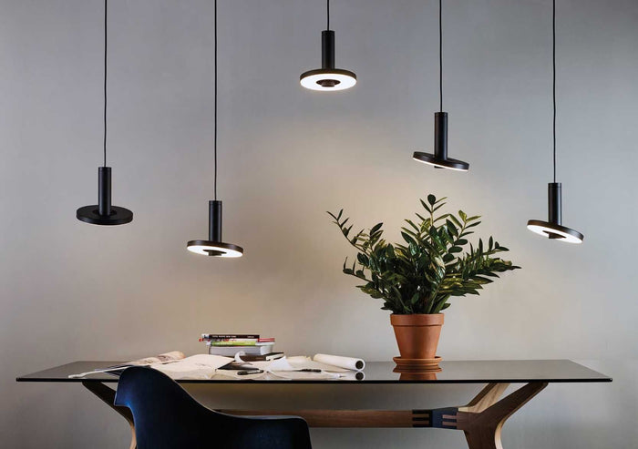 Beads hanglamp LED Ø21.5 zonder plafondkap zwart