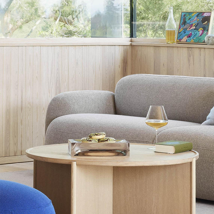 Northern Cling salontafel Ø70 gerookt eiken