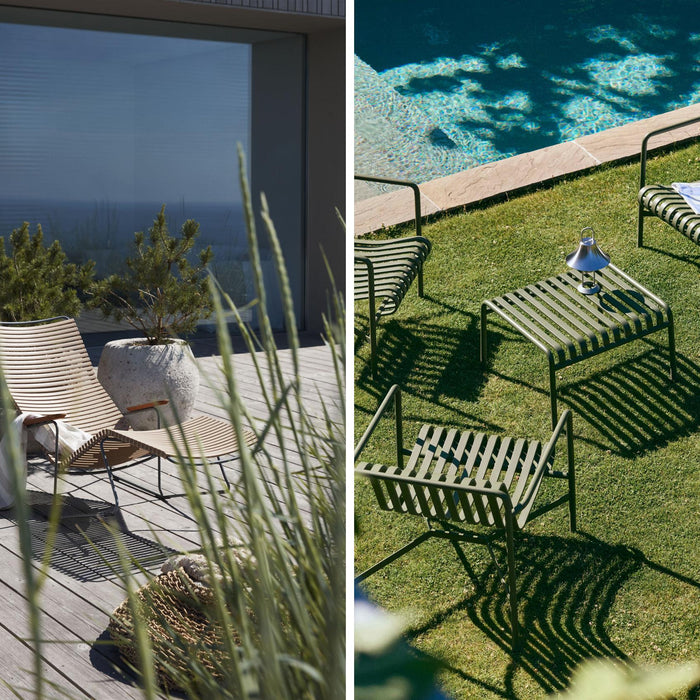 Click Sunrocker ligstoel Dark Grey