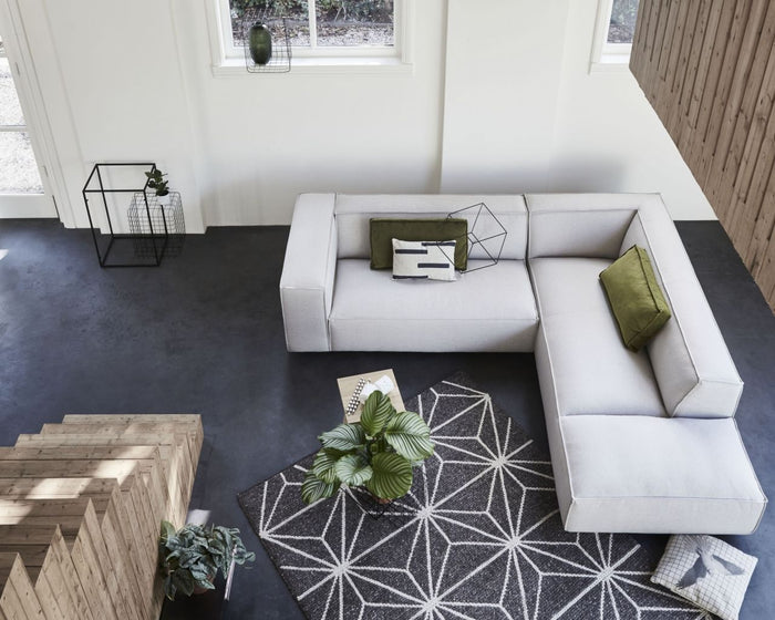 Dunbar bank met Longchair rechts Soil 01 natural